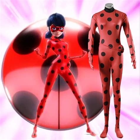 The Miraculous Ladybug Cosplay Costume Halloween Girls Ladybug