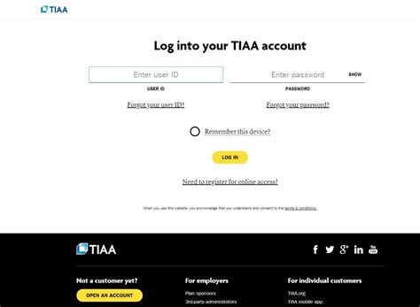 Tiaa Cref Login To Secure Account Sign In Online