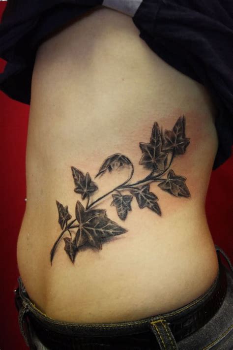 Ivy Leaves Tattoos On Waist Ivy Tattoo Vine Tattoos Top Tattoos Band