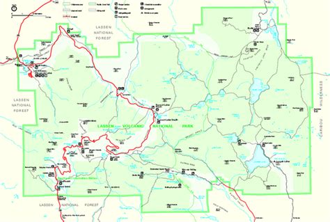 Lassen National Park Map Time Zones Map World