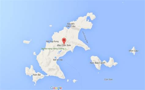 Map Of Con Dao Island