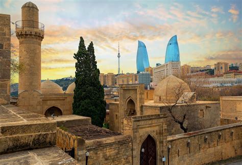 Baku is located 28 metres (92 ft) below sea level. Baku | Culture Whiz