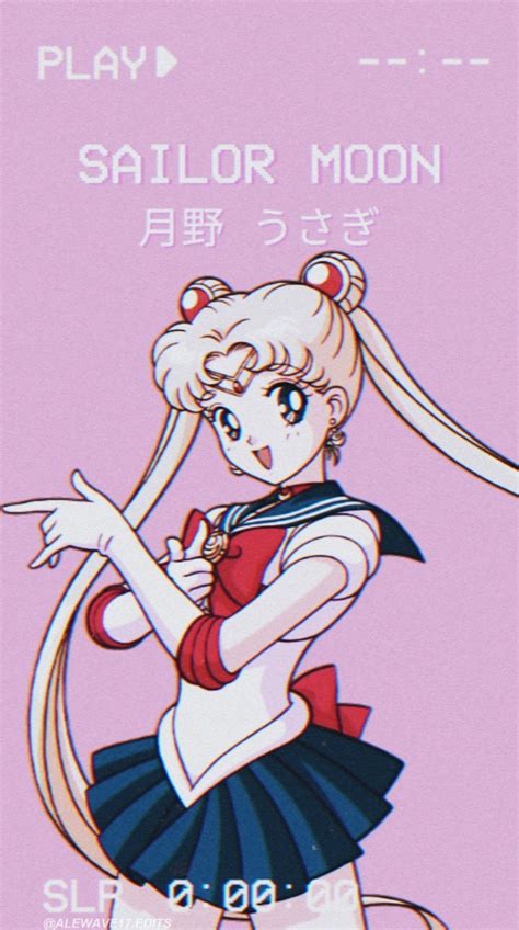 Sailor Moon Vintage 90s Anime Aesthetic Wallpaper Deeper