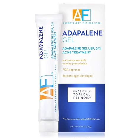 Acnefree Adapalene Gel 01 Once Daily Topical Retinoid Acne Treatment