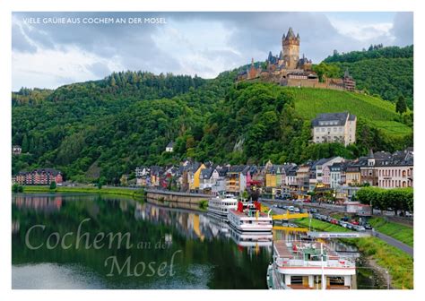 Tickets, tours, address, mosel radweg reviews: Cochem an der Mosel | Urlaubsgrüße | Echte Postkarten ...