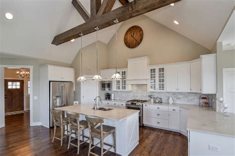New Construction Home Design Functional Comfort Farmhouse Kitchen