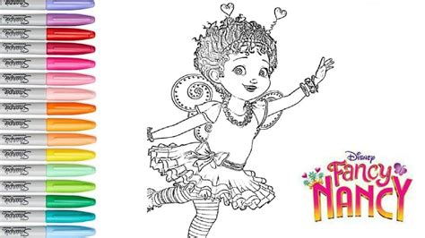 You can use these free fancy nancy coloring pages to print for your websites, documents or presentations. Disney's Fancy Nancy As a Ballerina From Disney Junior ...