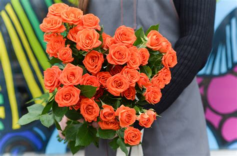 Spray Rose Orange Orange Babe Stems Weddings