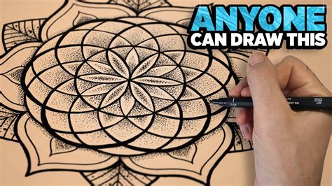 How To Draw An Easy Mandala A Step By Step Tutorial Anyone Can Make
