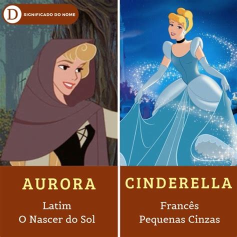 nomes de princesas da Disney e os seus significados Dicionário de Nomes Próprios