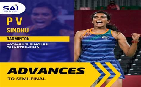 Tokyo 2020 Indias Pv Sindhu Storms Into Semi Finals By Beating Japan