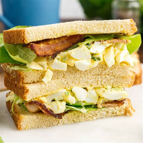 Best Egg Salad Sandwich Recipe Ever With Bacon