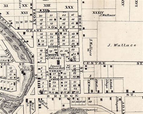 1858 Map Of Berea Cuyahoga County Ohio Etsy