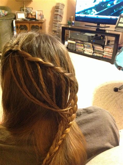 Feather French Braid With Braided Wisps Added In Cool Hairstyles