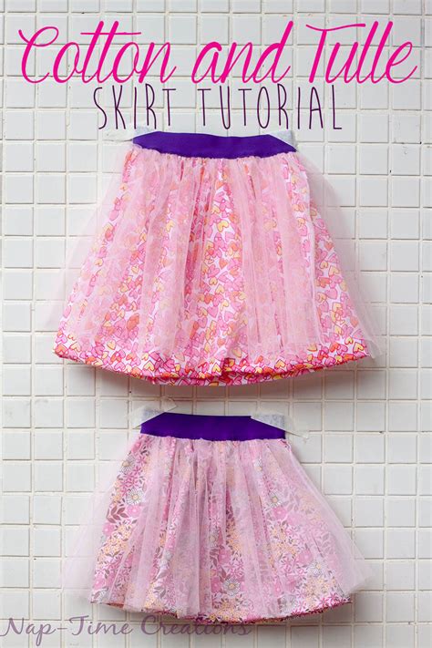 Cotton And Tulle Skirt Tutorial Life Sew Savory