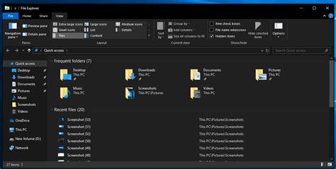 A Look At File Explorers Dark Theme In Windows 10 Version 1809