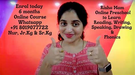 Risha Mam Online Preschool Live Class Short E Blends 7 Lines On