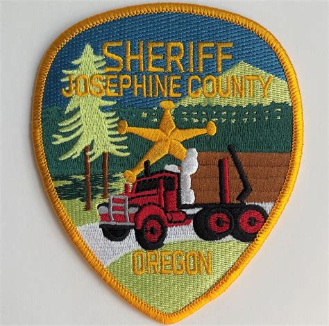 90s Police Sheriff's Men's Shirt Oregon Josephine Tee Jail Vintage 海外 M