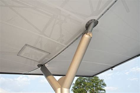The Impressive Pvc Coated Polyester Membrane Roof Construction Of The