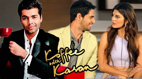 Sidharth Malhotra And Jacqueline Fernandezs Hot Chemistry On Koffee With