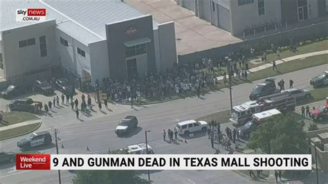 Texas shooter in shopping centre leaves nine dead and seven injured