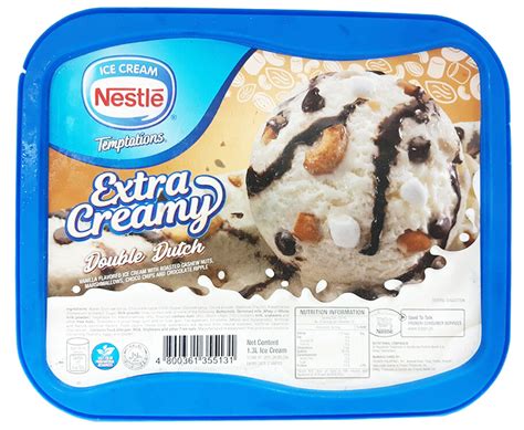 Nestlé Ice Cream Temptations Extra Creamy Double Dutch 1 3L