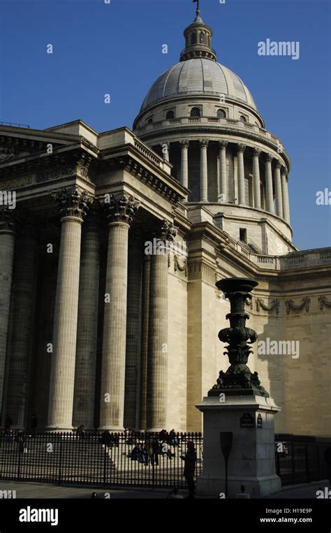 France Paris The Pantheon 1758 1790 Secular Mausoleum Containing