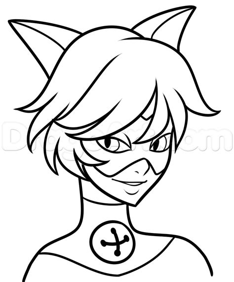Ladybug and chat noir coloring pages. Ladybug And Cat Noir Coloring Pages - GetColoringPages.com