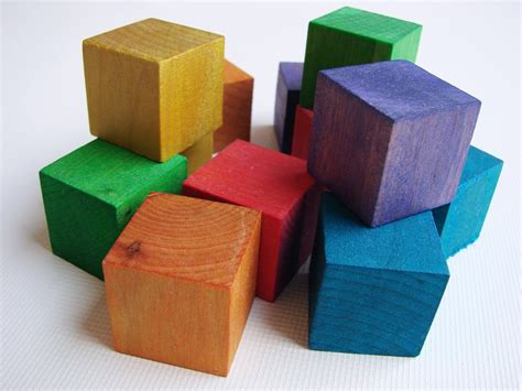 Rainbow Blocks Starter Set A Montessori And Waldorf By Mamamayi
