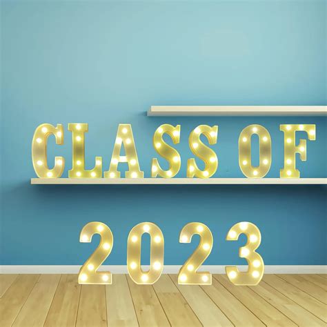 Buy Juicyraul Graduation Party Decorations 202312 Led Marquee Letter