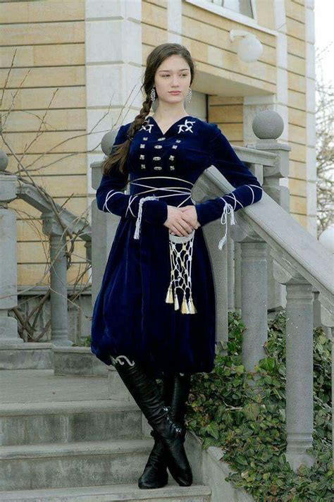 Circassian Beauty Beautiful People Folk Dresses Folk Costume