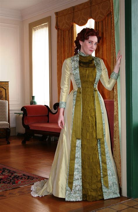 Natural Form Teagown Victorian Gown Historical Dresses Tea Gown