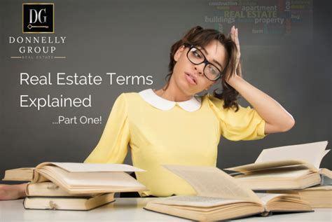 Real Estate Terms Explained Part One Donnelly Group Real Estate