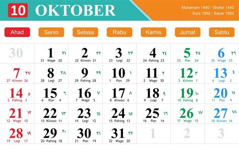 Terpopuler 20 Kalender Oktober