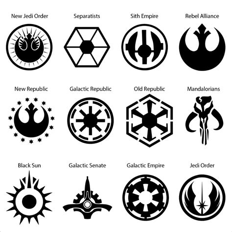 Decals Stickers And Vinyl Art Home And Garden Jedi Order Symbol Logo Vinyl