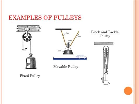 One fixed pulley and other movable pulleys icse class x ; Leo presentation