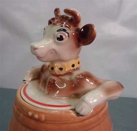 vtg 1940 s elsie the cow cookie jar borden milk company ceramic 1902801627