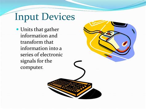 Ppt Introduction To Input Devices Powerpoint Presentation Free