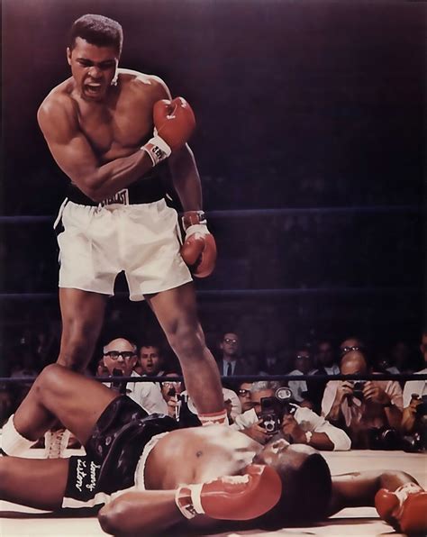 New Muhammad Ali Vs Sonny Liston Knockout Boxing Sport Wall Photo Print Poster Ebay