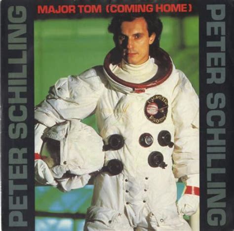 Im kontrollzentrum da wird man panisch der kurs der kapsel der stimmt ja gar nicht hallo major tom können sie hören wollen sie das projekt denn so zerstören, doch er kann nichts hören. Peter Schilling Major Tom UK 7" vinyl single (7 inch ...
