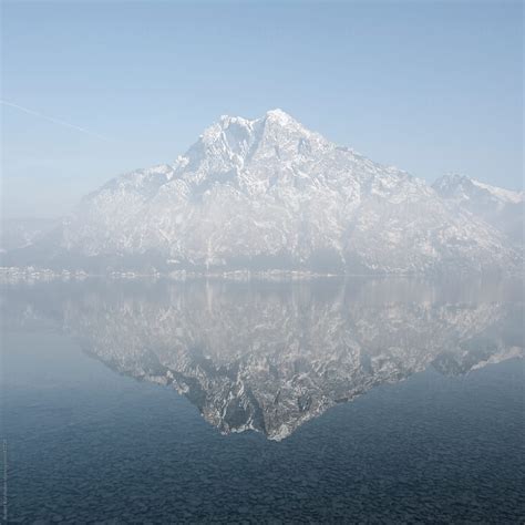 Traunstein Mountain At The Traunsee Lake In Austria By Stocksy