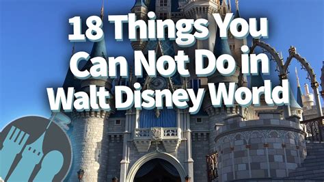 18 Things That Had To Be Banned In Disney World Youtube
