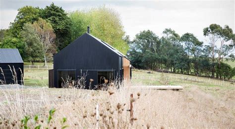 Modern Barn Form Innovative Black Barn By Red Architecture