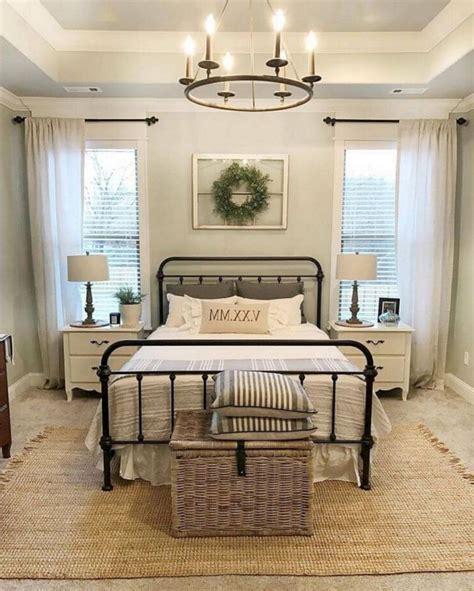15 Beautiful Rustic Farmhouse Style Bedroom Design Ideas