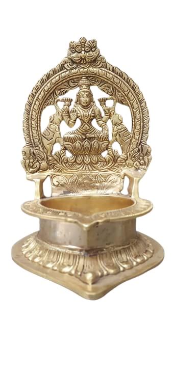 Buy Puja N Pujari Brass Kamatchi Amman Vilakkugajalakshmi Kamatchi