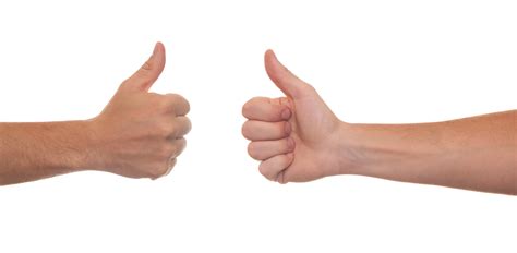 Two Persons Hand Doing Thumbs Up Gestures Hd Wallpaper Wallpaper Flare