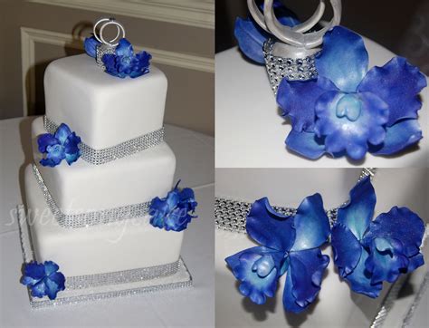 blue orchids wedding cake orchid wedding cake orchid wedding blue orchid wedding