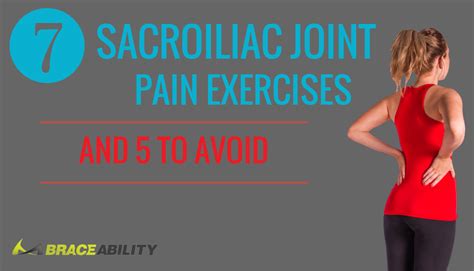 Knee Pain Best Sacroiliac Joint Pain Exercises And To Avoid
