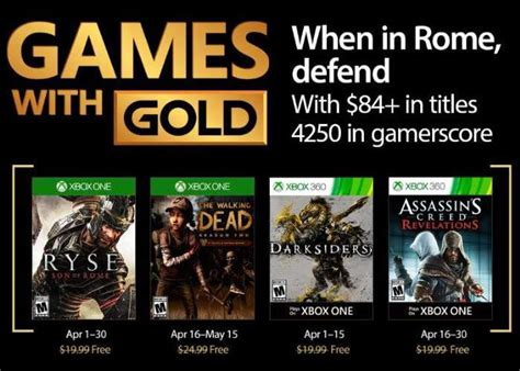 Xbox Live Games For April 2017 Announced By Microsoft Video Geeky