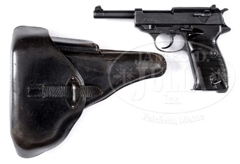 Unusual Walther Ac43 P38 9mm Pistol With Holster Guns And Military